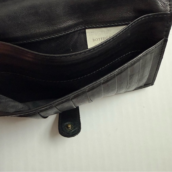 Bottega Veneta Intrecciato Botanical Embossed Leather Rare Continental Wallet - Picture 6 of 10